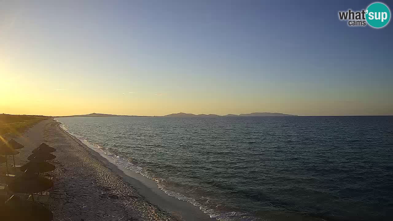 Beach Le Saline webcam live Stintino – Sardinia