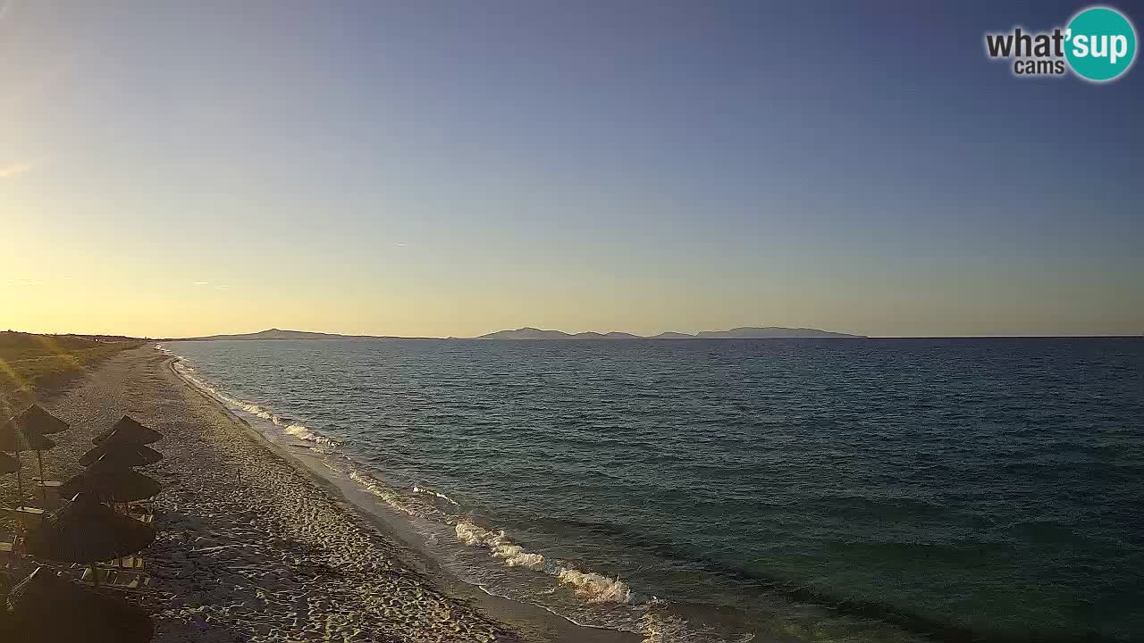 Beach Le Saline webcam live Stintino – Sardinia