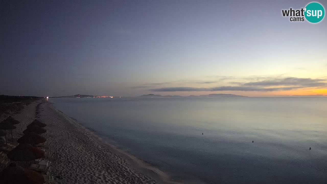 Plage Le Saline Live cam Stintino – Sardaigne