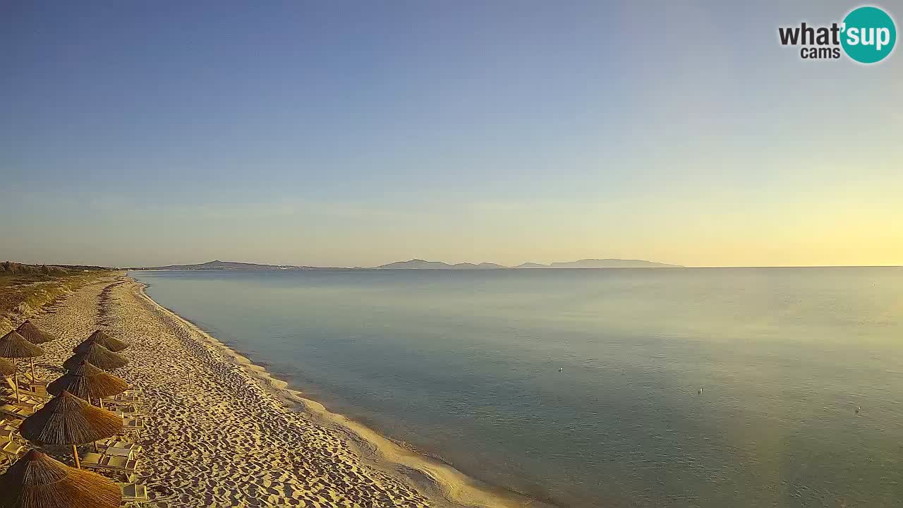 Plaža Le Saline spletna kamera Stintino – Sardinija