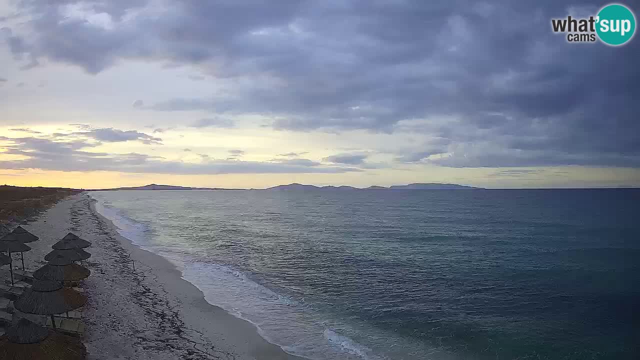 Beach Le Saline webcam live Stintino – Sardinia