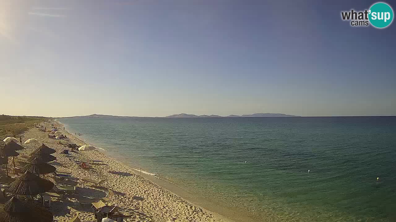 Plage Le Saline Live cam Stintino – Sardaigne