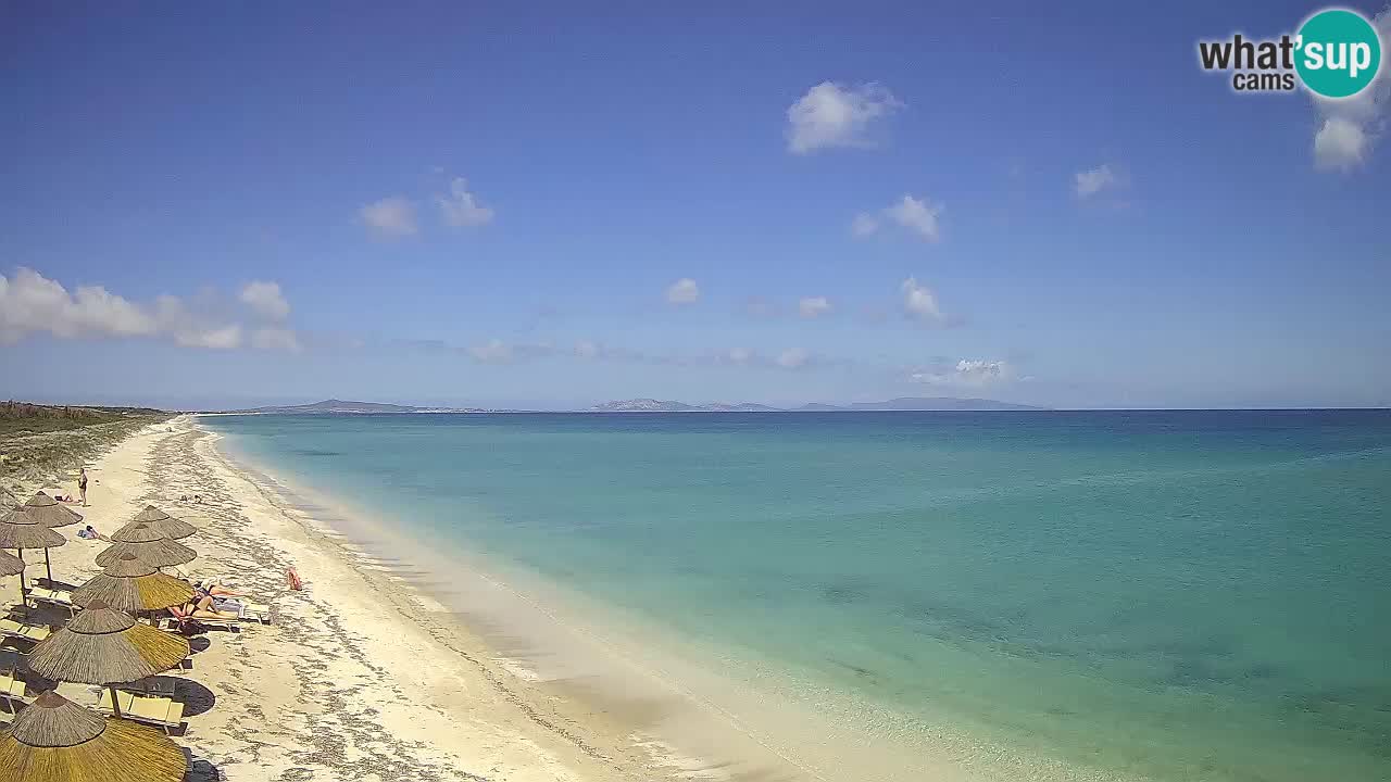 Plaža Le Saline web kamera Stintino – Sardinija