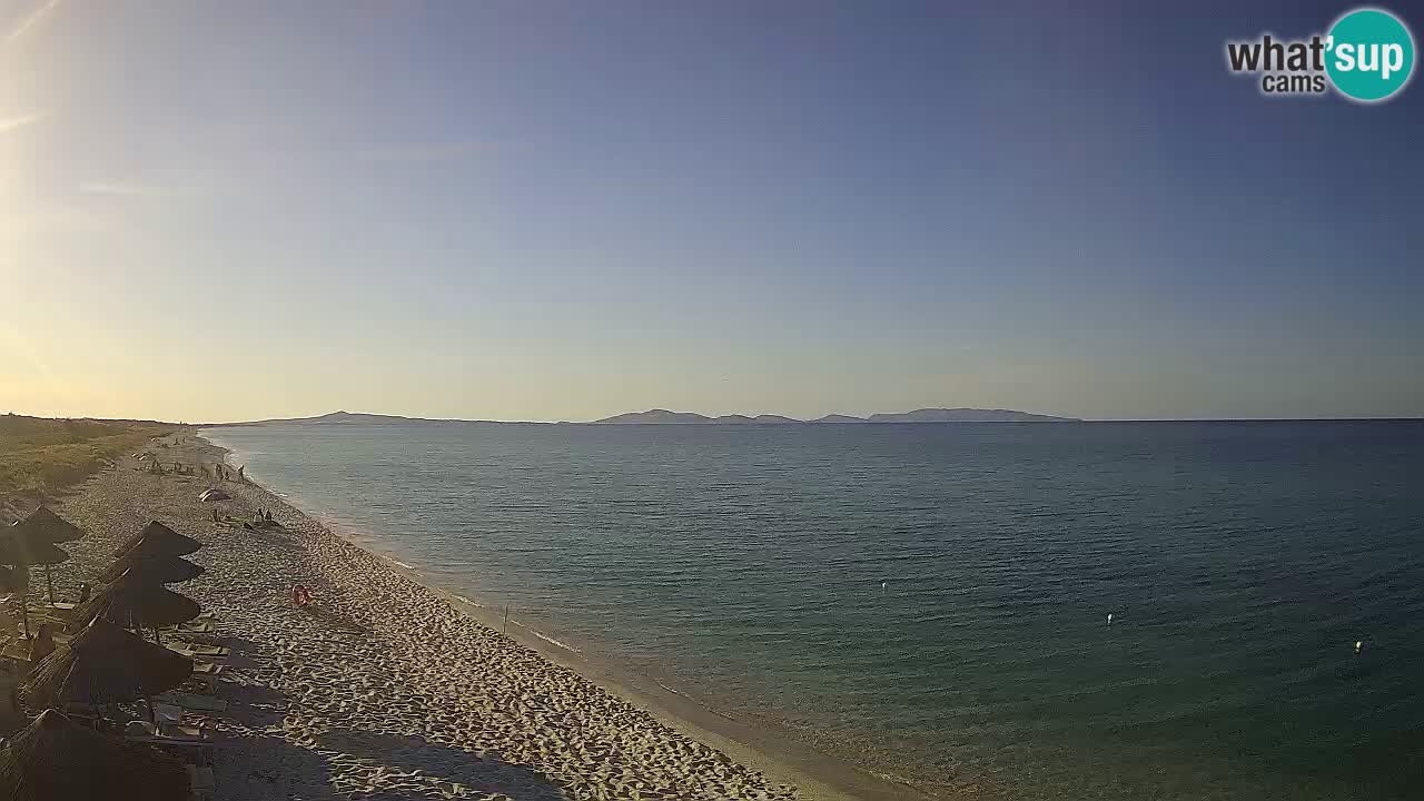 Plaža Le Saline spletna kamera Stintino – Sardinija