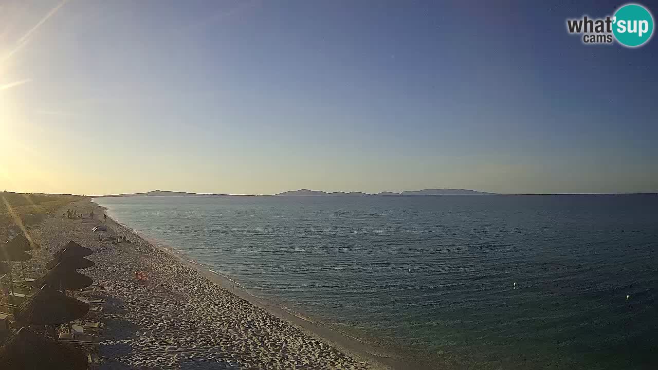 Plaža Le Saline web kamera Stintino – Sardinija