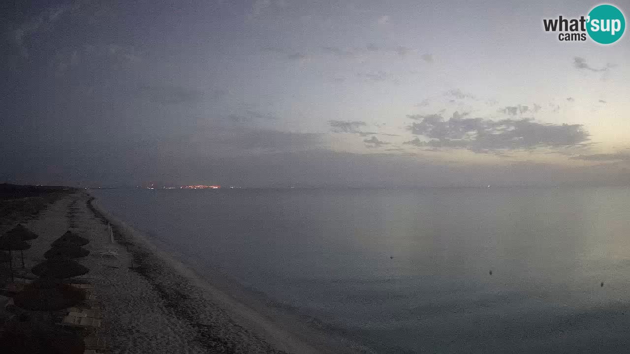 Plaža Le Saline spletna kamera Stintino – Sardinija