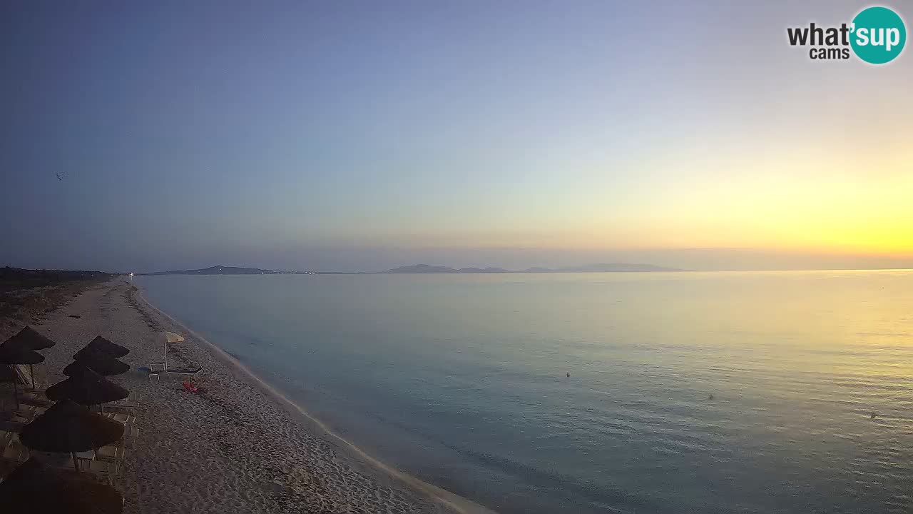 Plaža Le Saline web kamera Stintino – Sardinija