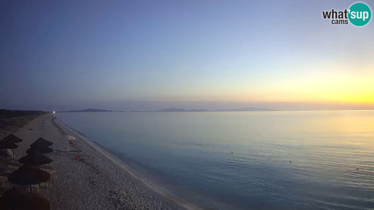 Plaža Le Saline web kamera Stintino – Sardinija