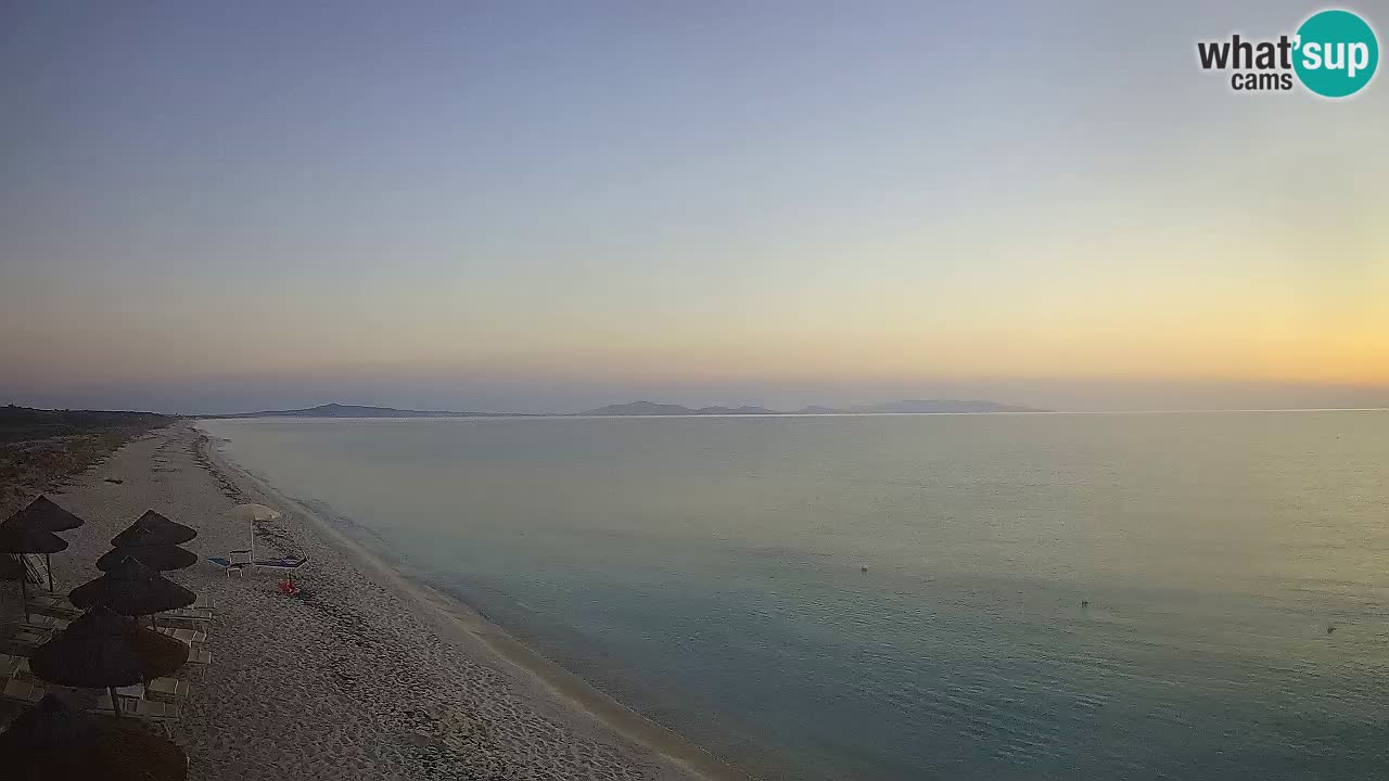 Beach Le Saline webcam live Stintino – Sardinia