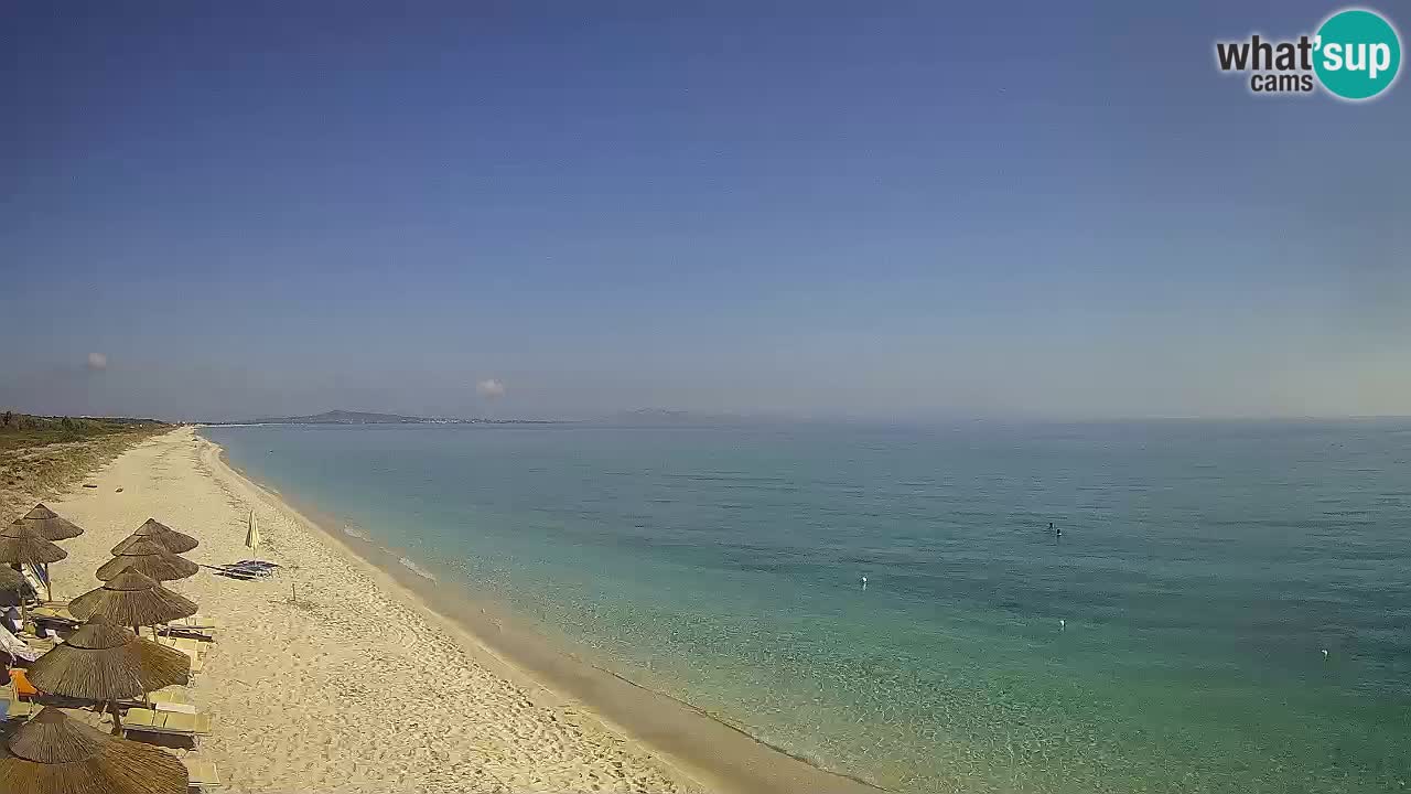 Plaža Le Saline spletna kamera Stintino – Sardinija