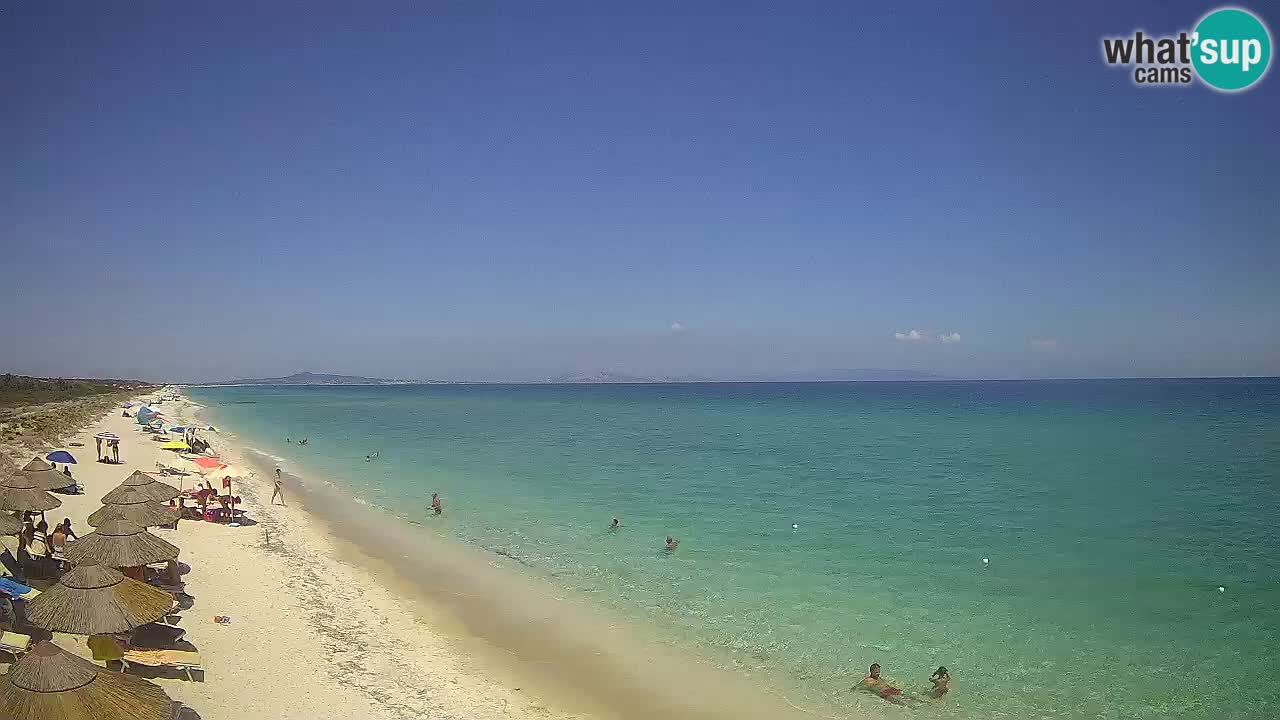Plage Le Saline Live cam Stintino – Sardaigne