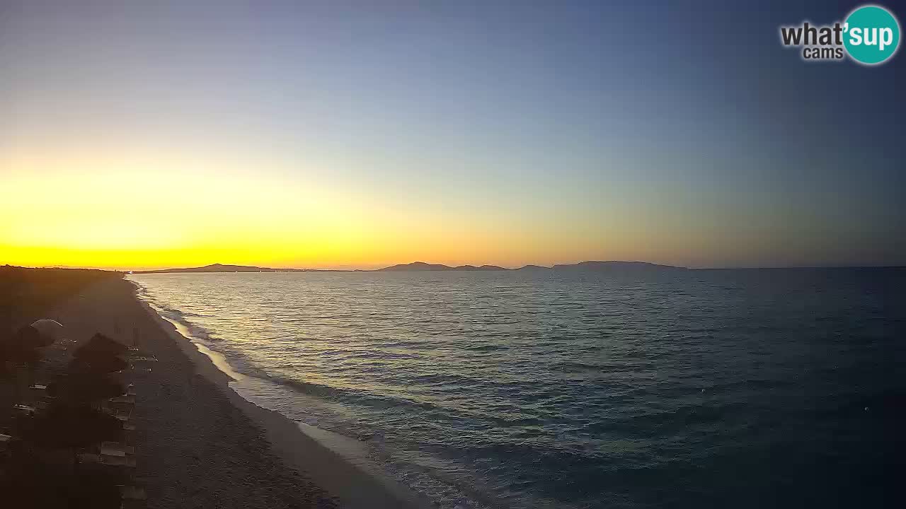 Plaža Le Saline spletna kamera Stintino – Sardinija
