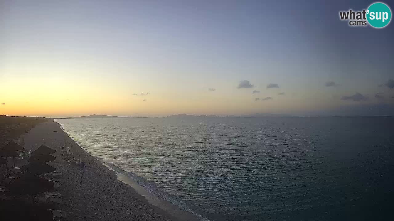 Plaža Le Saline spletna kamera Stintino – Sardinija