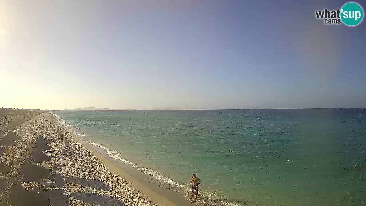 Plaža Le Saline spletna kamera Stintino – Sardinija