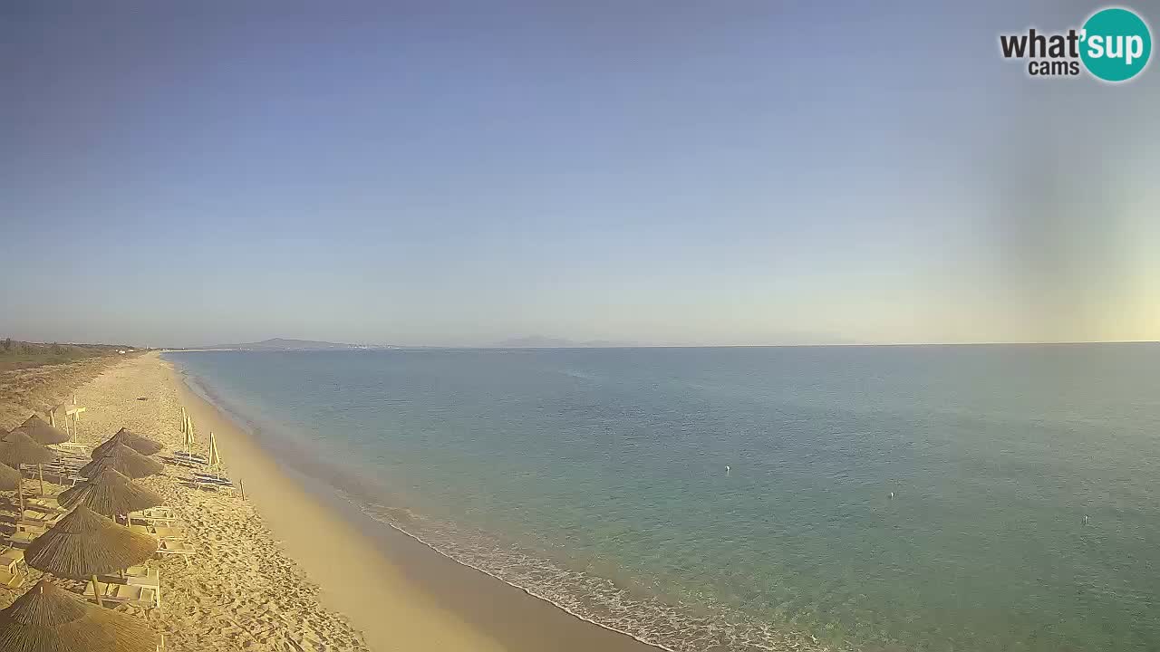 Plaža Le Saline spletna kamera Stintino – Sardinija