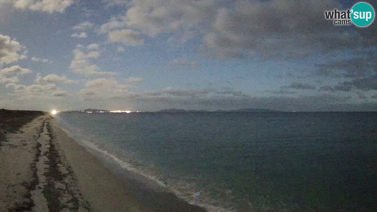 Plaža Le Saline spletna kamera Stintino – Sardinija