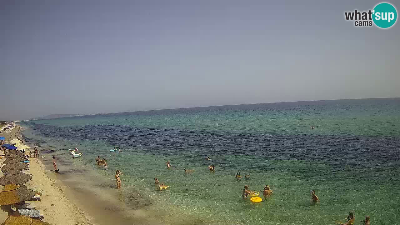 Plage Le Saline Live cam Stintino – Sardaigne