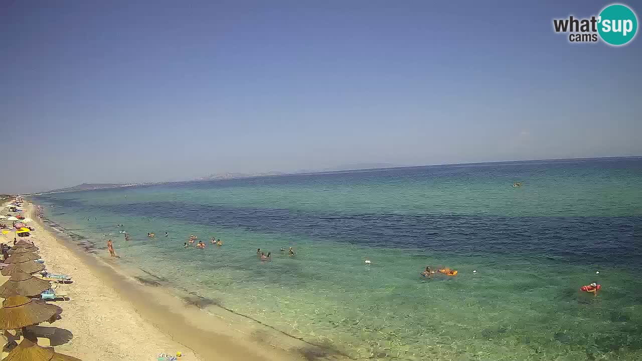 Beach Le Saline webcam live Stintino – Sardinia