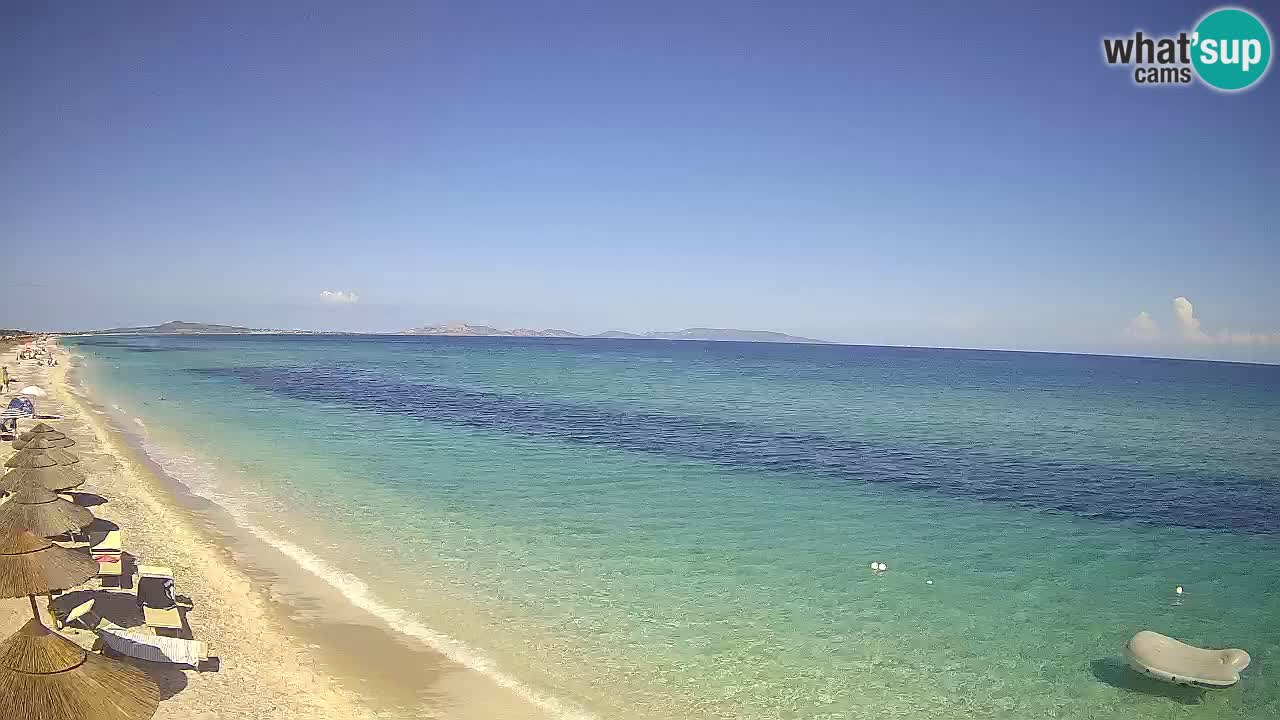 Beach Le Saline webcam live Stintino – Sardinia