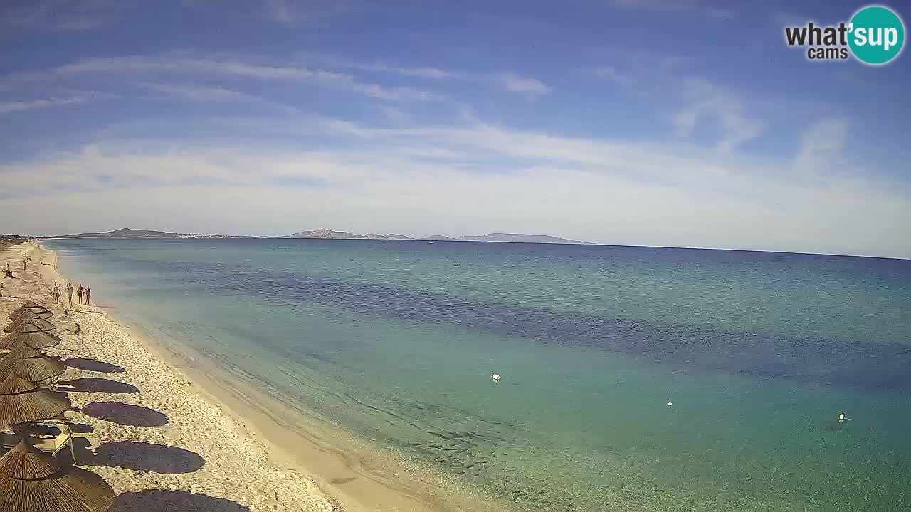 Plaža Le Saline spletna kamera Stintino – Sardinija