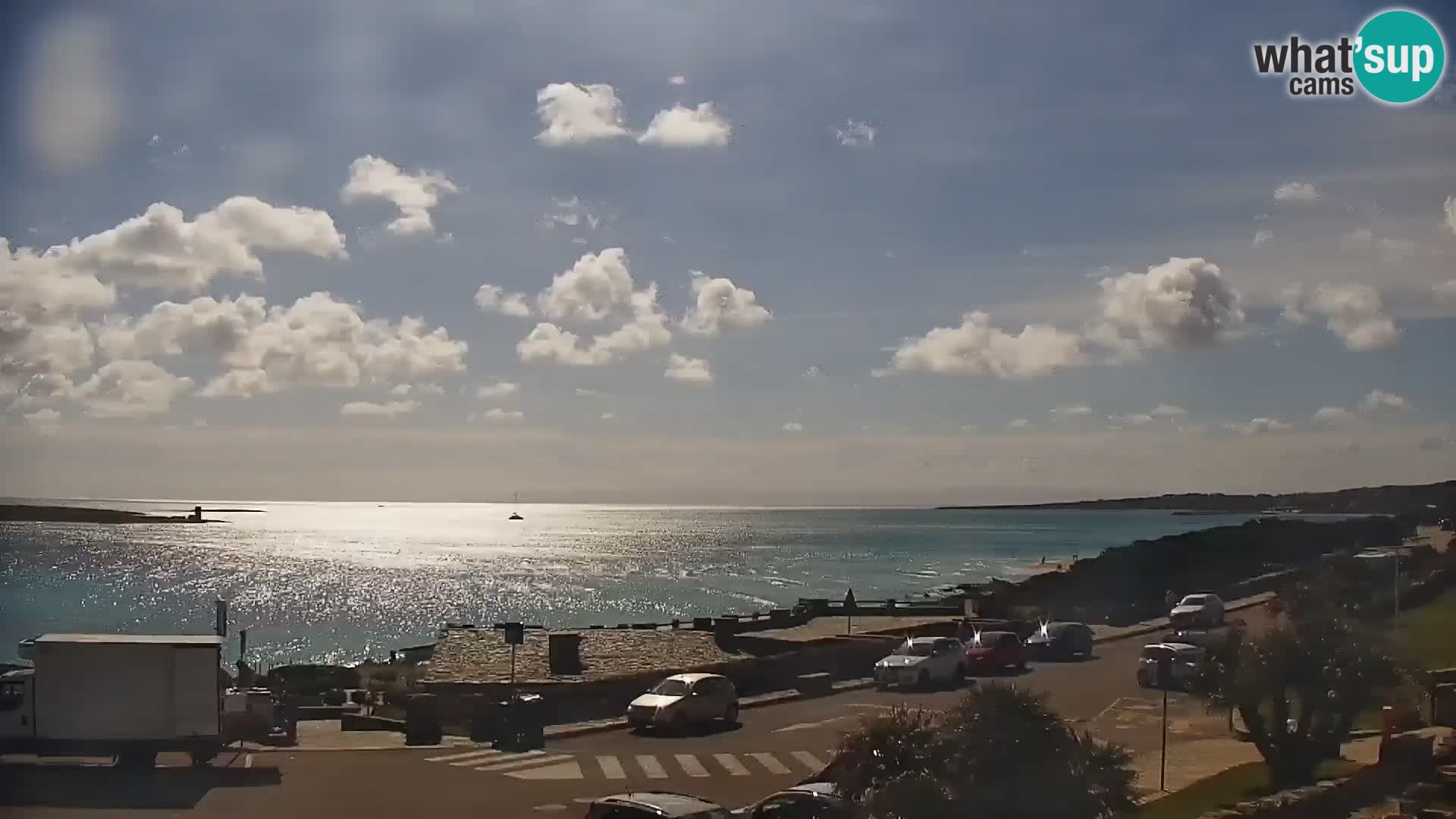 Capo Falcone spletna kamera Stintino – Plaža La Pelosa
