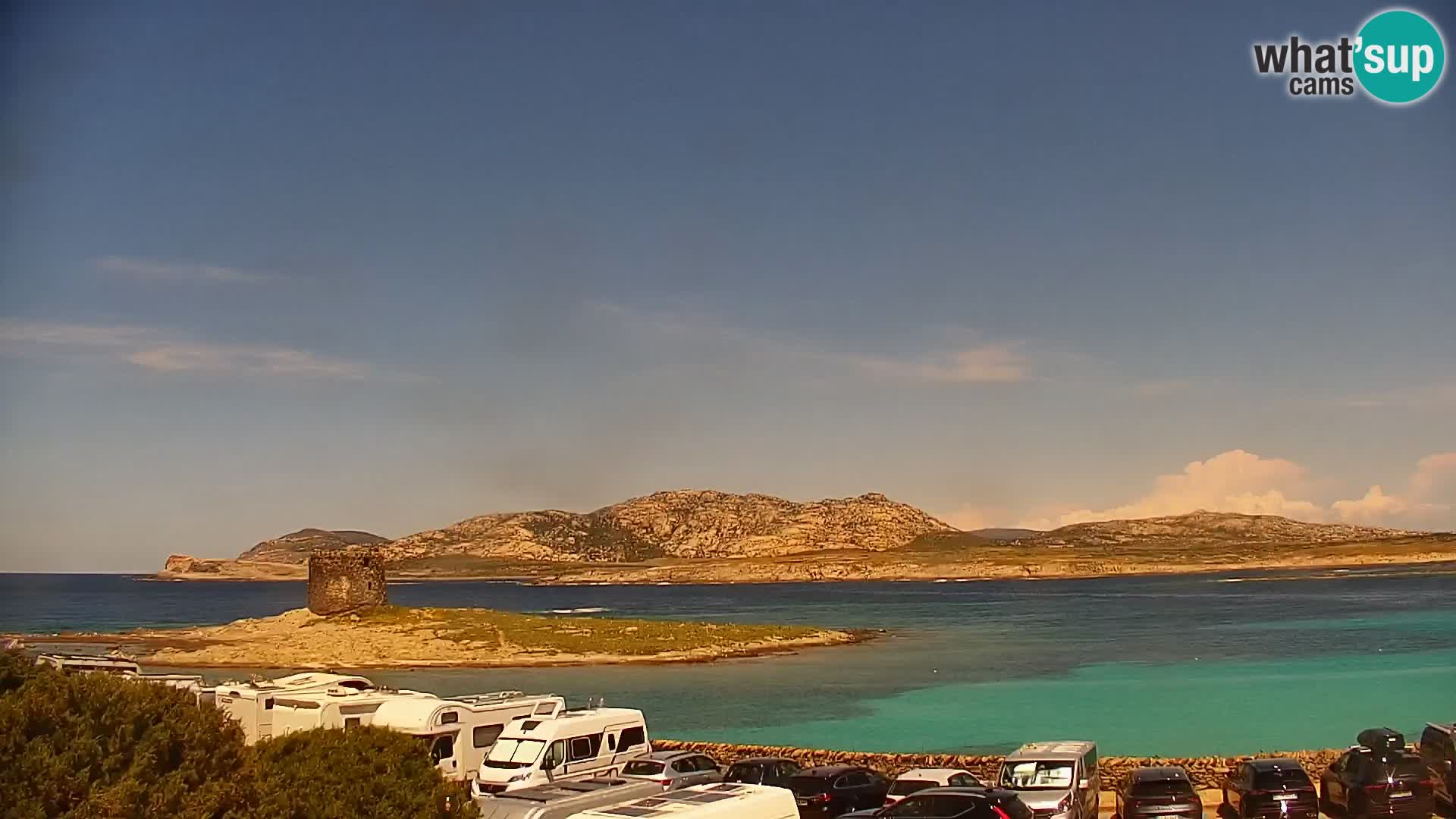 Capo Falcone webcam Stintino – Spiaggia La Pelosa