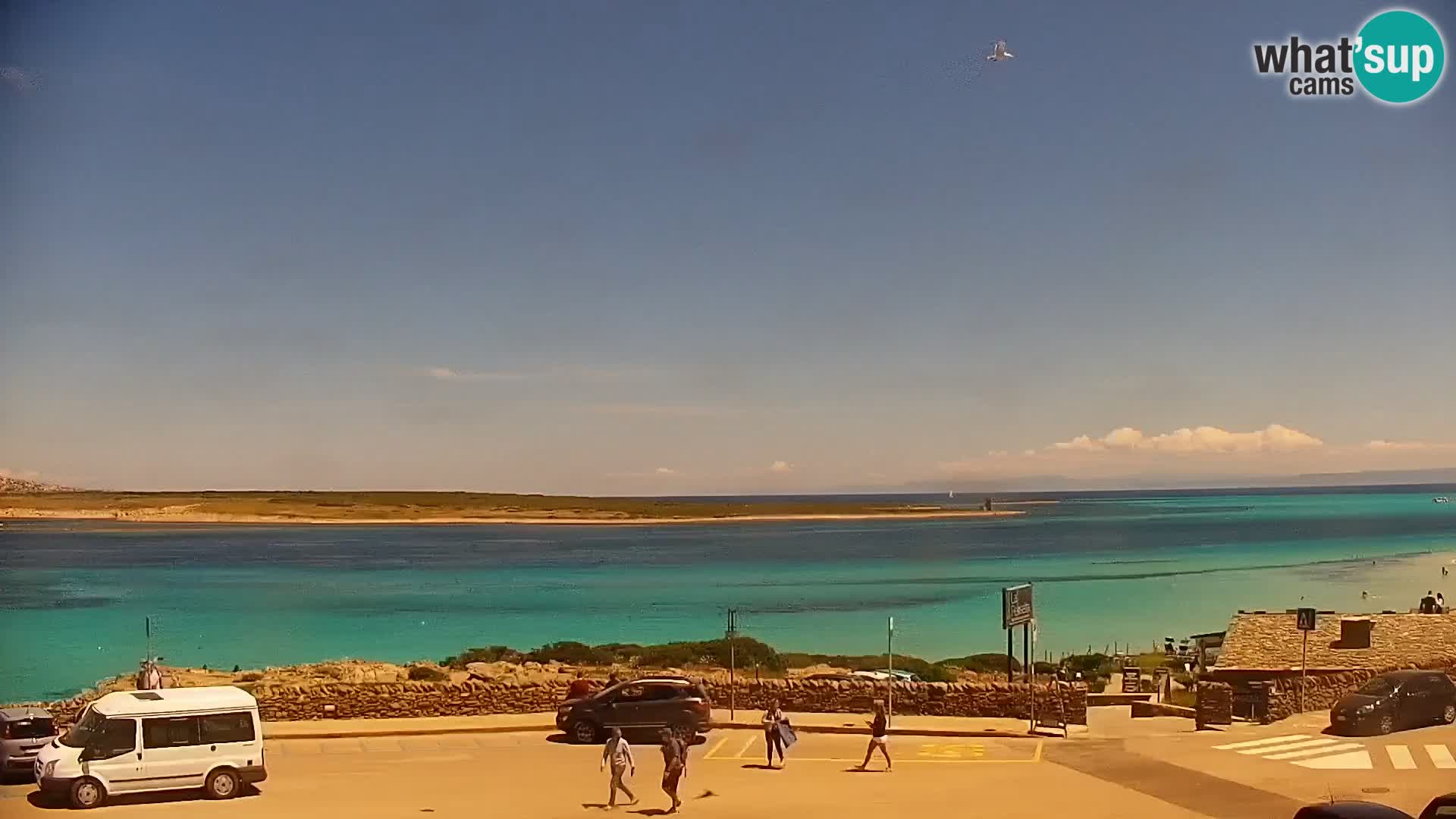 Capo Falcone web kamera Stintino – Plaža La Pelosa