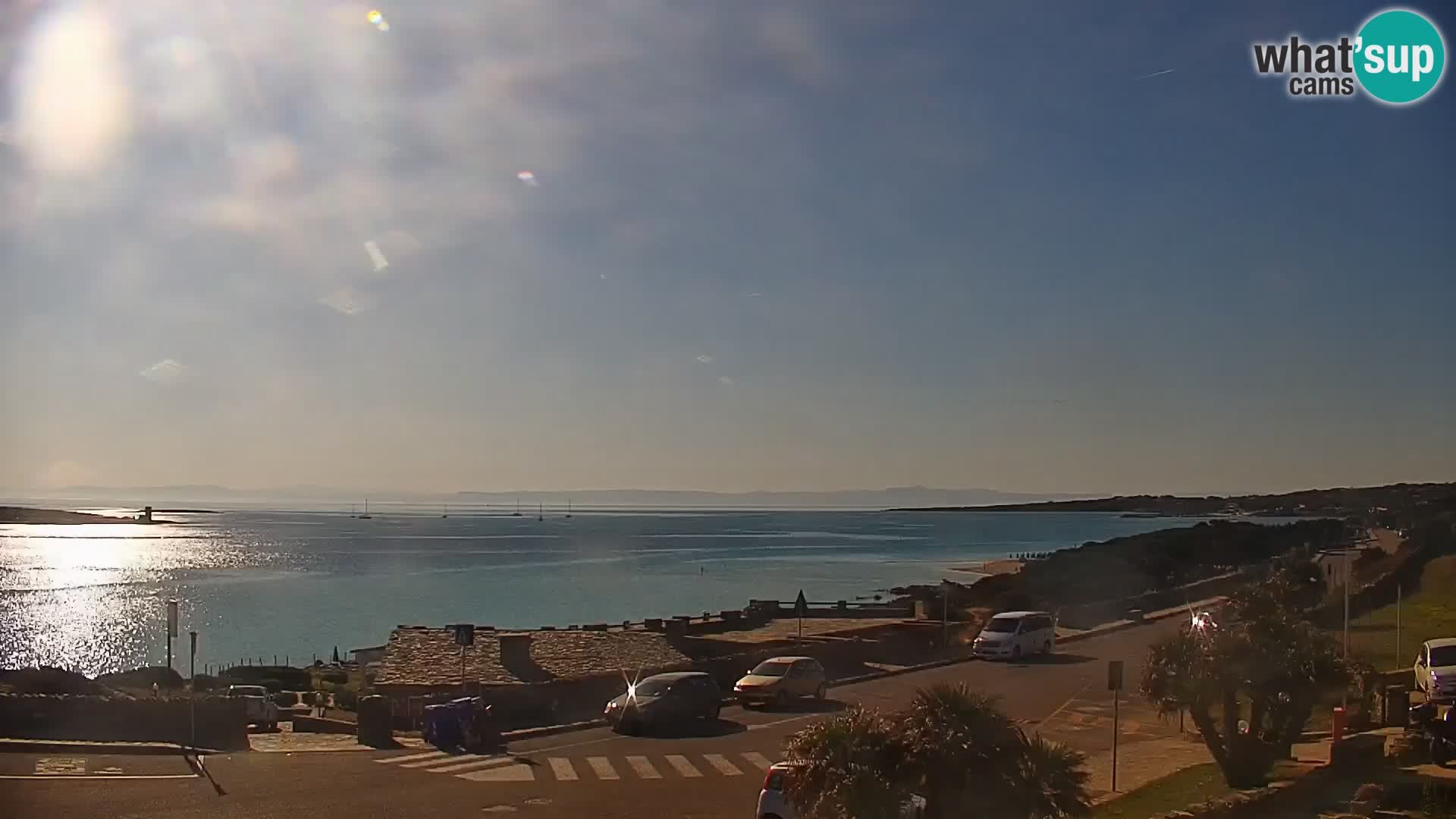 Stintino Web kamera uživo plaža La Pelosa – Sardinija – Italija