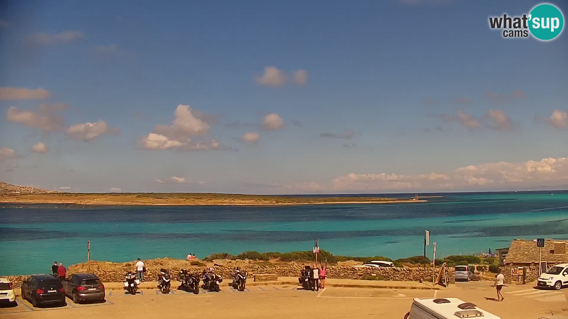 Stintino Cámara web en vivo Playa de La Pelosa – Cerdeña – Italia
