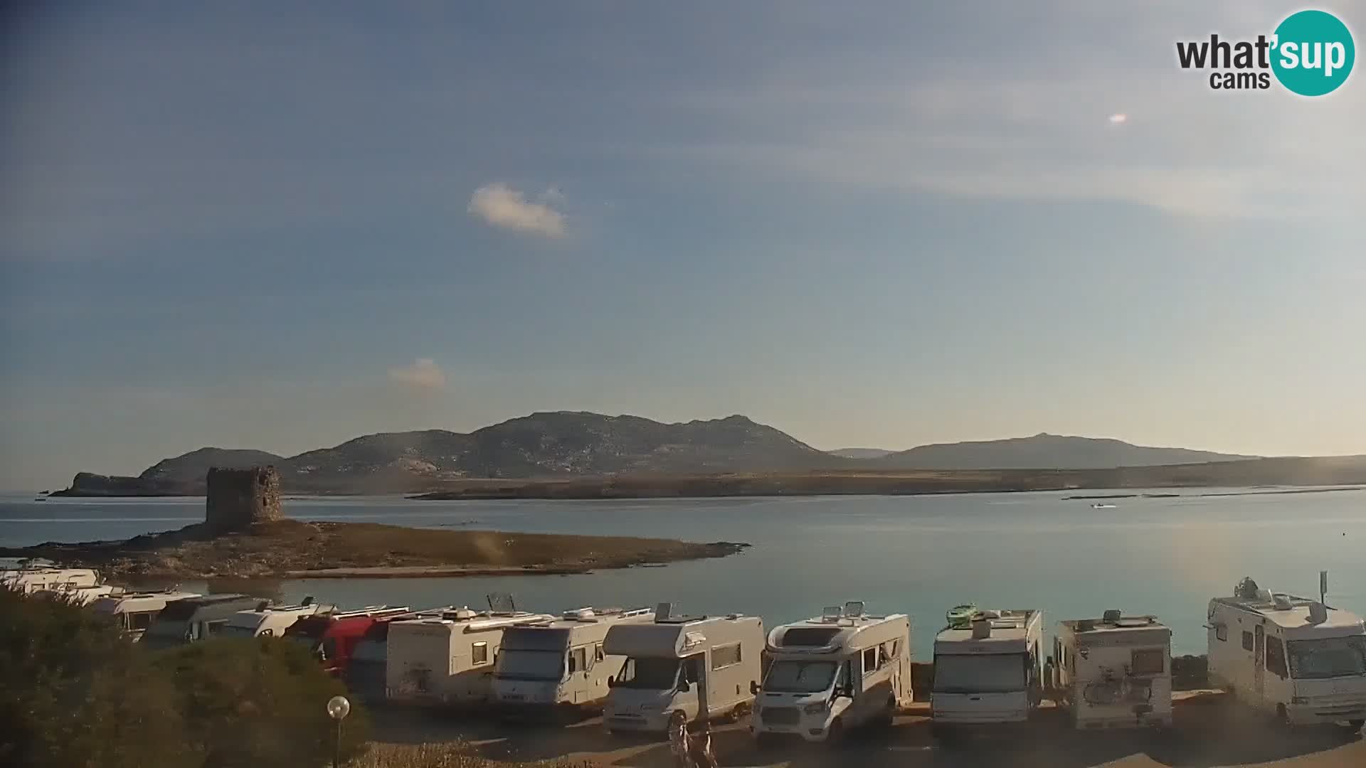 Stintino Webcam en direct Plage de La Pelosa – Sardaigne – Italie