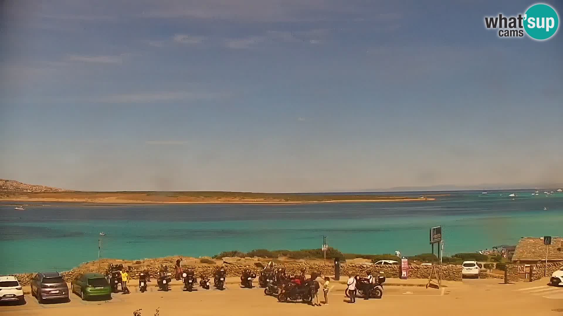 Stintino Cámara web en vivo Playa de La Pelosa – Cerdeña – Italia