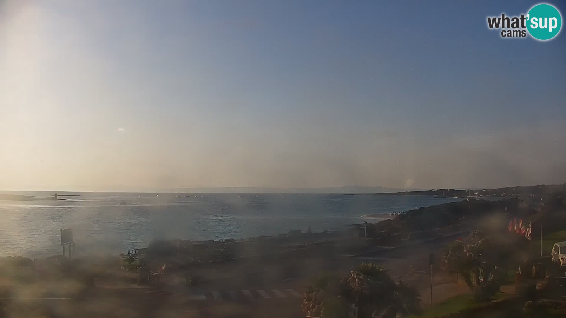 Capo Falcone spletna kamera Stintino – Plaža La Pelosa
