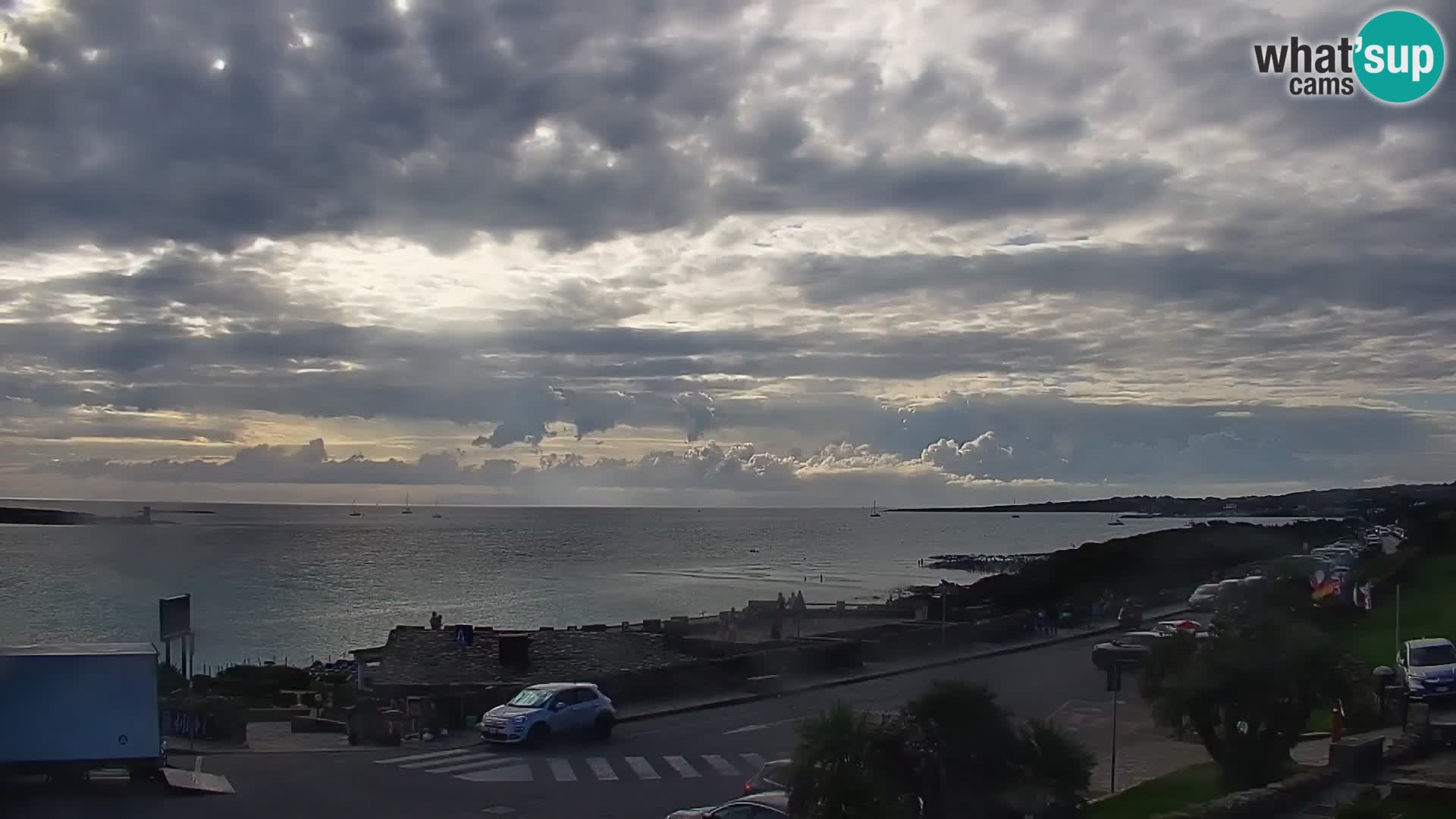 Capo Falcone livecam Stintino – La Pelosa Strand