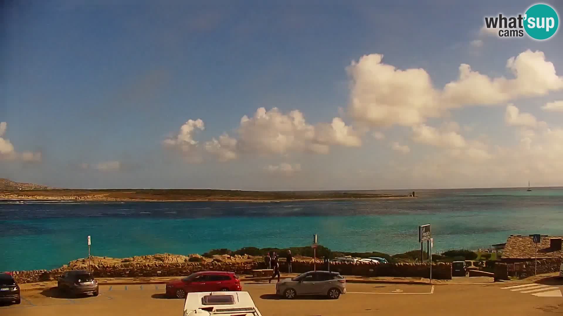 Capo Falcone livecam Stintino – La Pelosa Strand