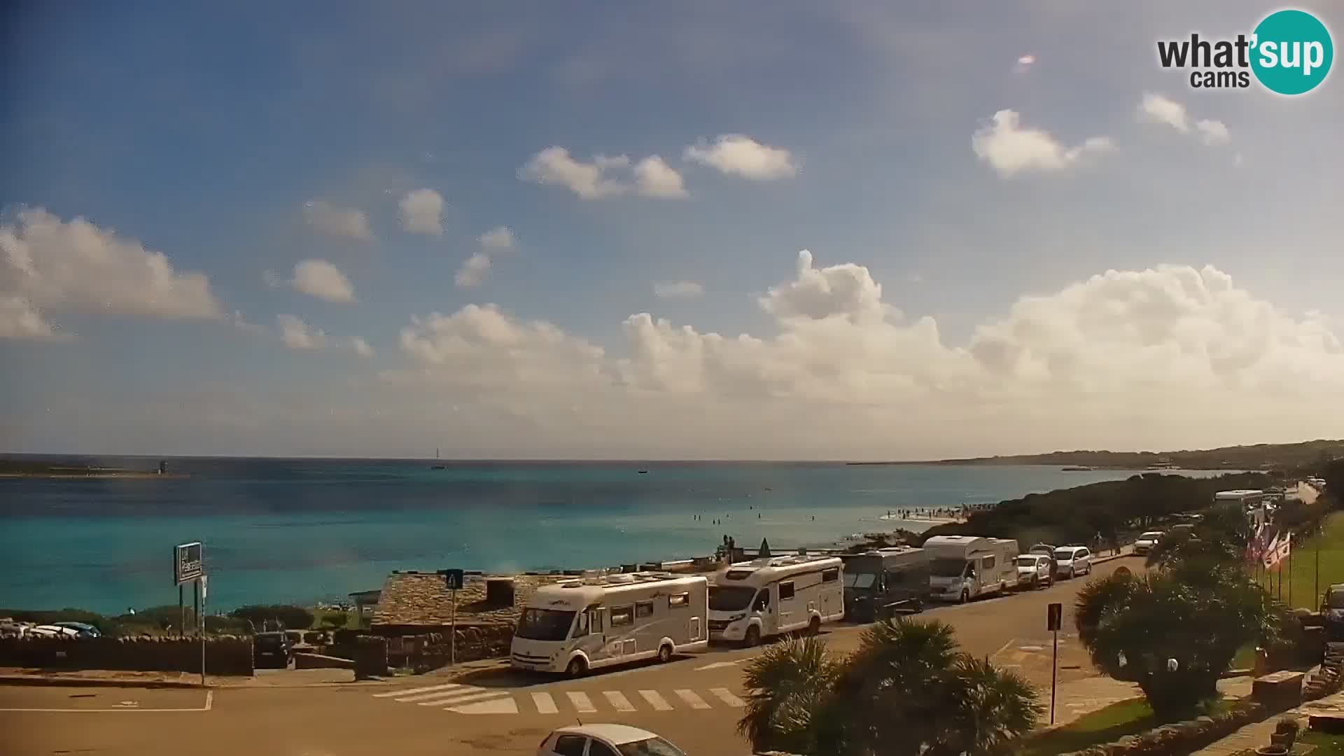 Stintino Webcam en direct Plage de La Pelosa – Sardaigne – Italie