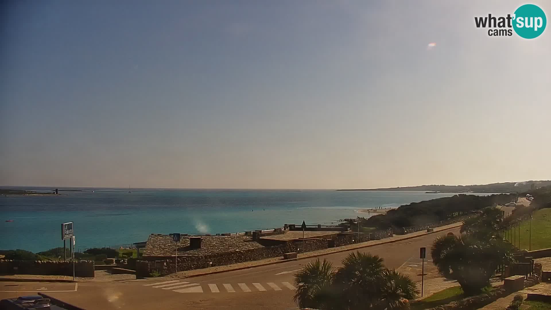 Stintino Webcam en direct Plage de La Pelosa – Sardaigne – Italie