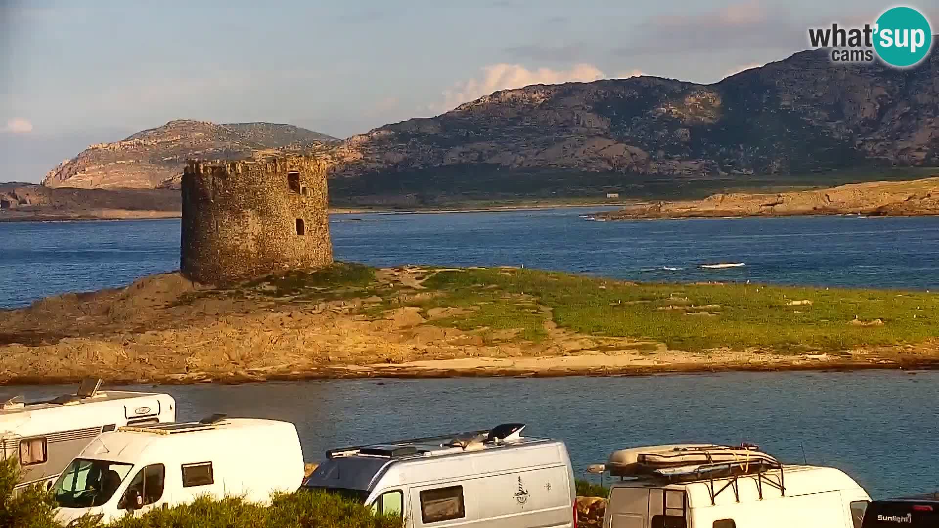 Capo Falcone webcam Stintino – Spiaggia La Pelosa