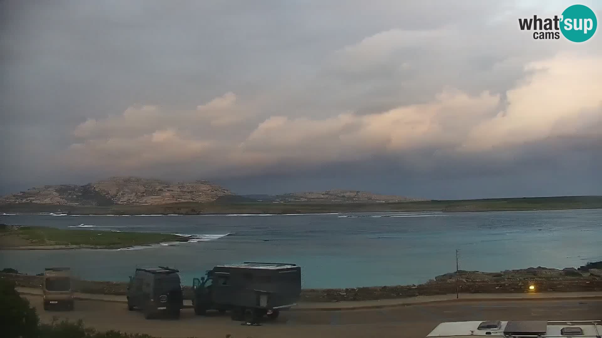 Capo Falcone spletna kamera Stintino – Plaža La Pelosa