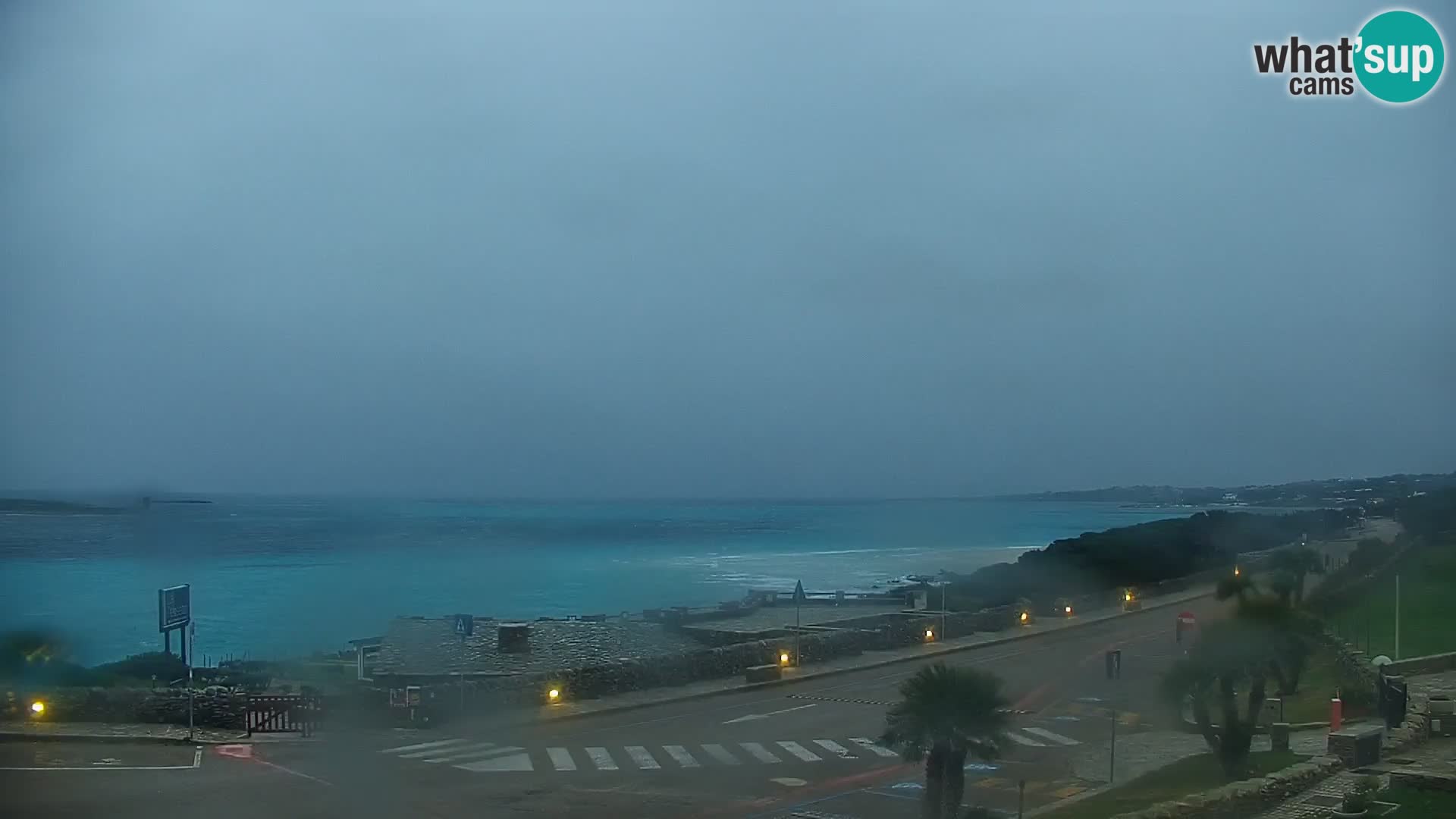 Stintino Spletna kamera v živo Plaža La Pelosa – Sardinija – Italija