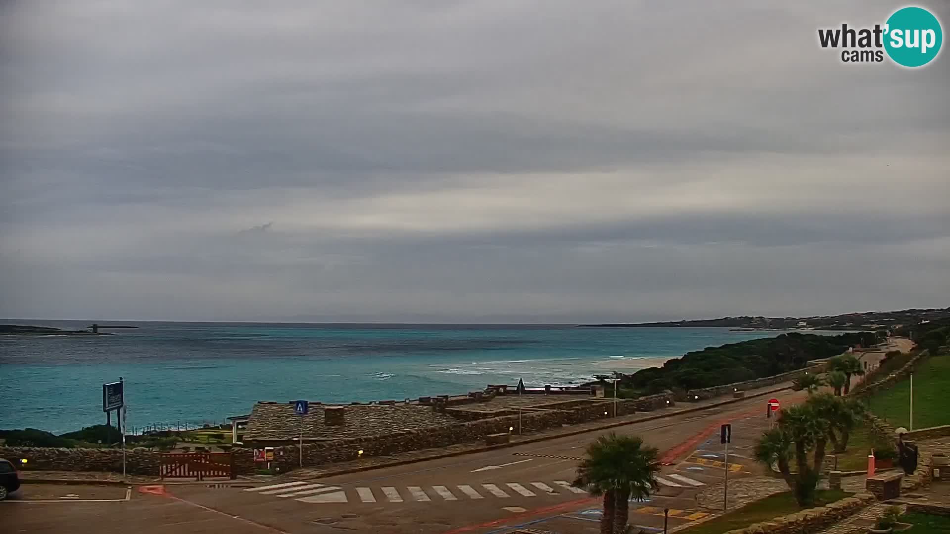 Capo Falcone livecam Stintino – La Pelosa Strand