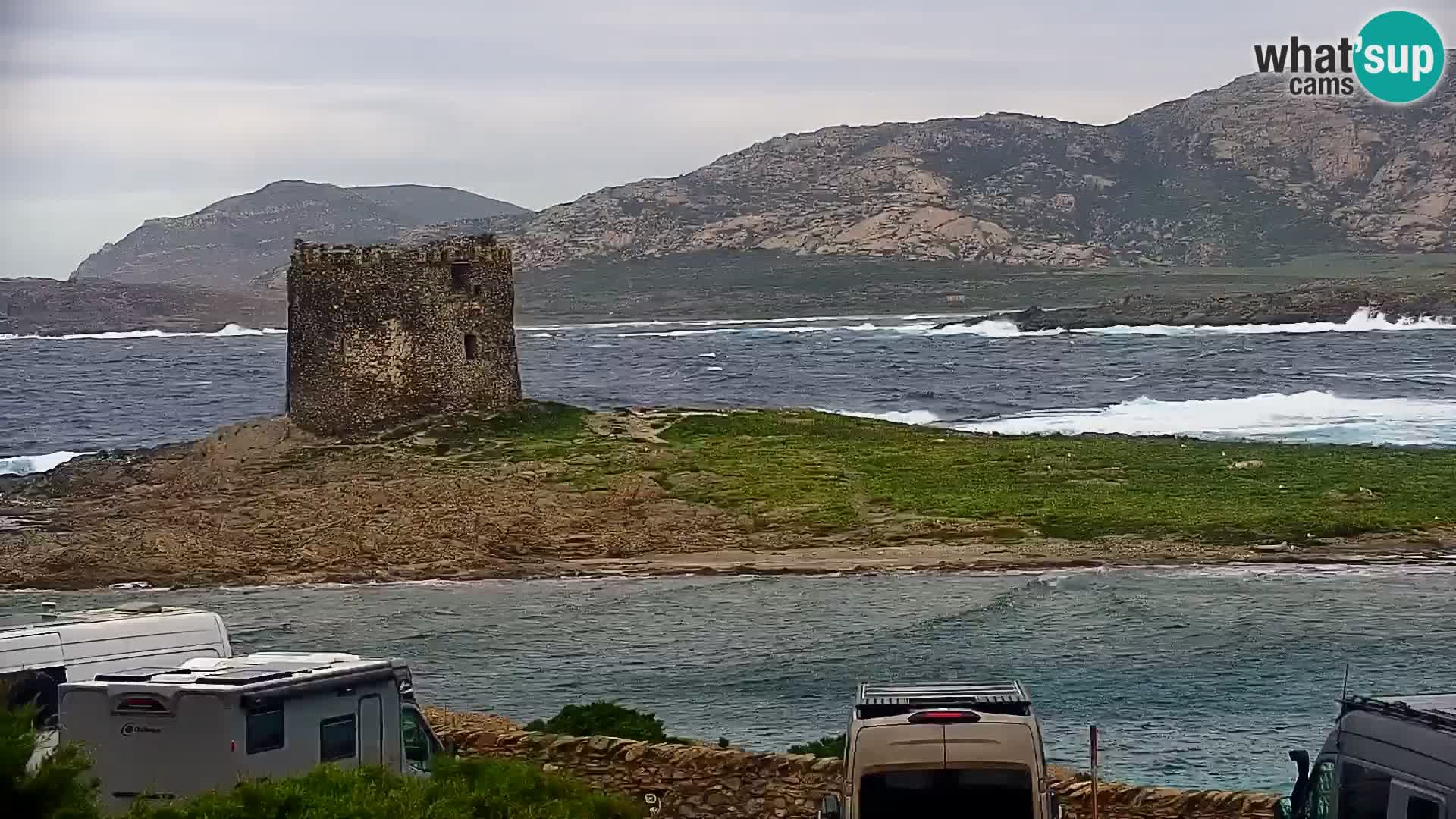 Capo Falcone webcam Stintino – Spiaggia La Pelosa