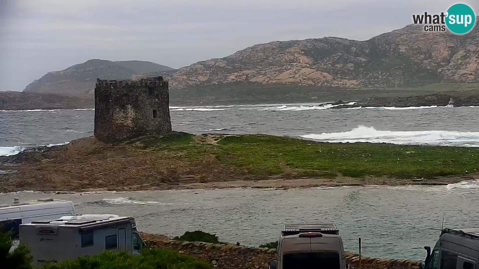 Stintino Web kamera uživo plaža La Pelosa – Sardinija – Italija