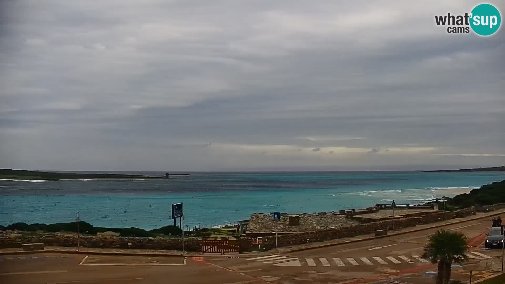 Capo Falcone spletna kamera Stintino – Plaža La Pelosa