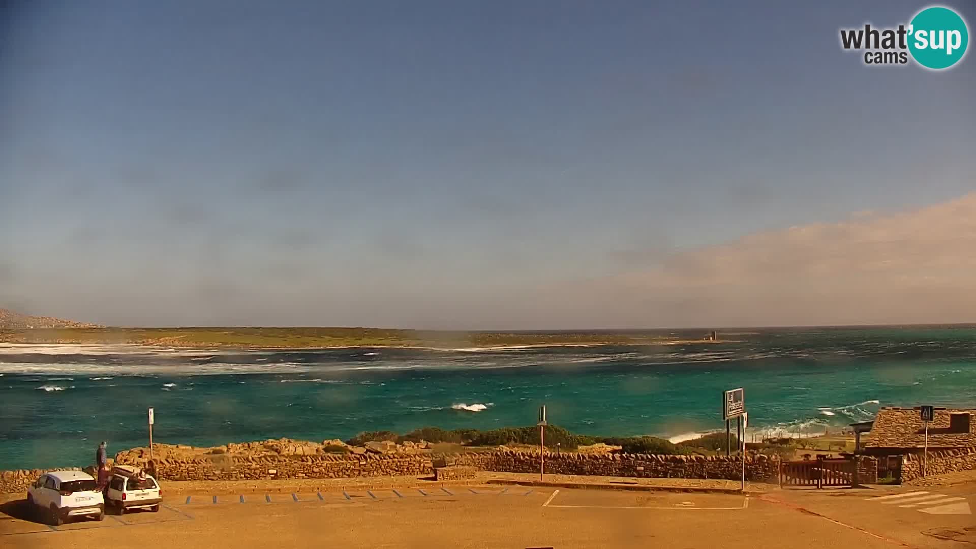 Capo Falcone livecam Stintino – La Pelosa Strand