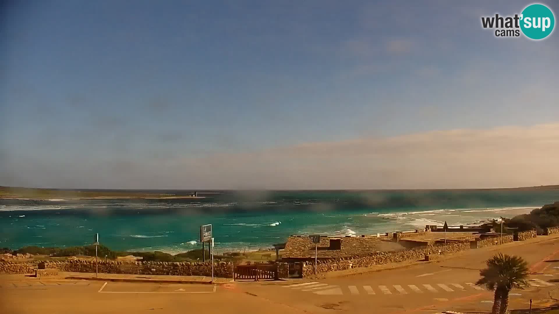 Capo Falcone spletna kamera Stintino – Plaža La Pelosa