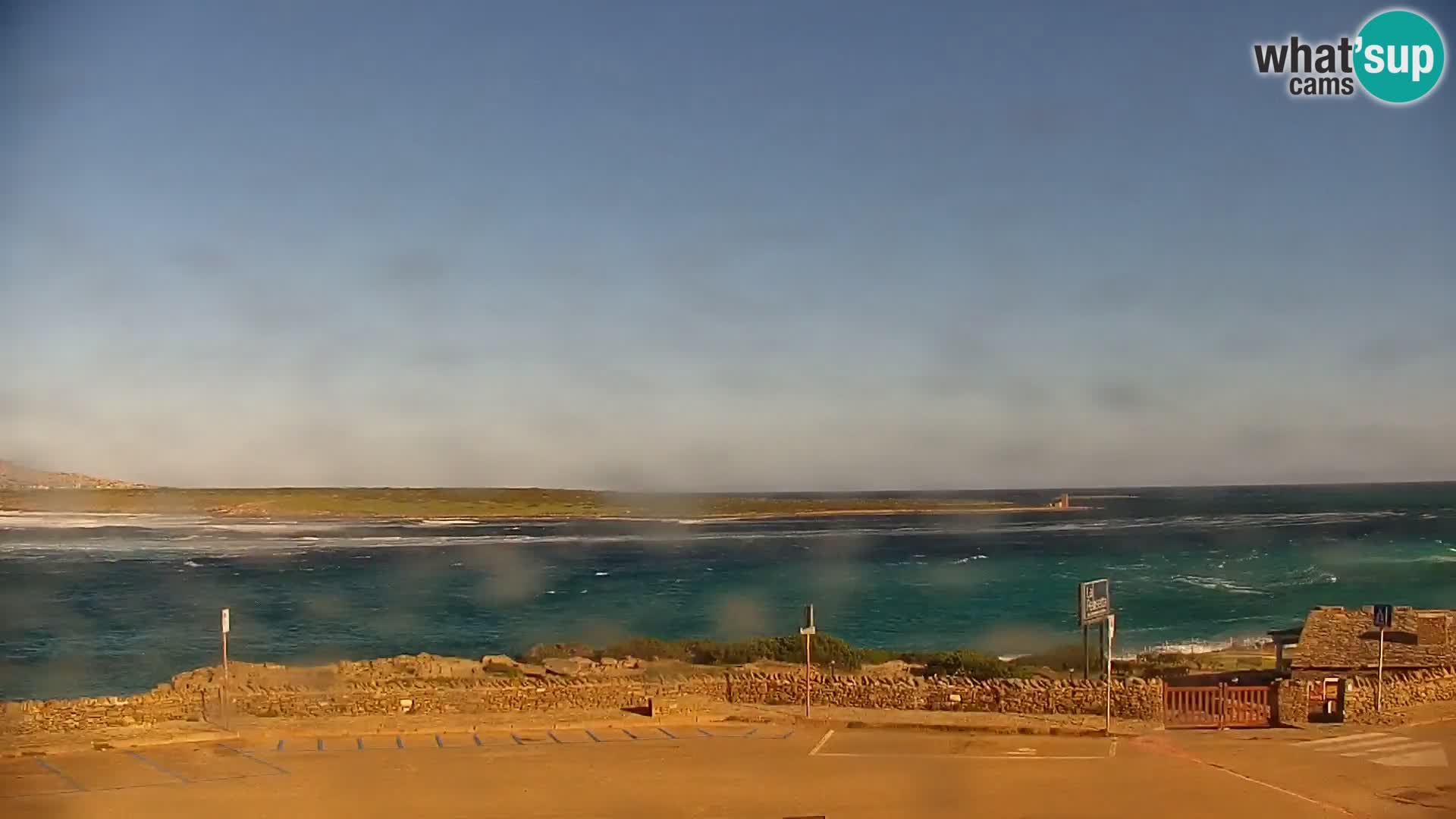 Capo Falcone spletna kamera Stintino – Plaža La Pelosa