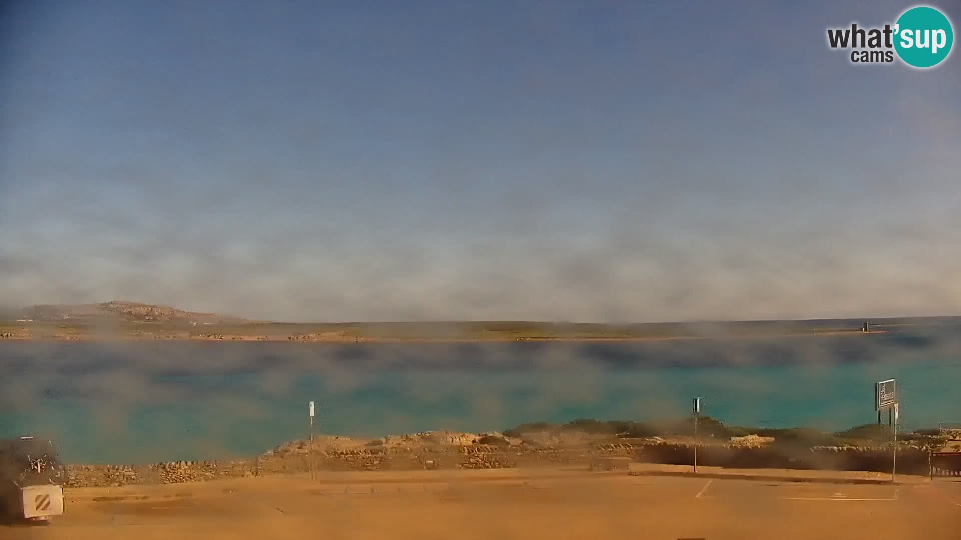 Stintino Spletna kamera v živo Plaža La Pelosa – Sardinija – Italija