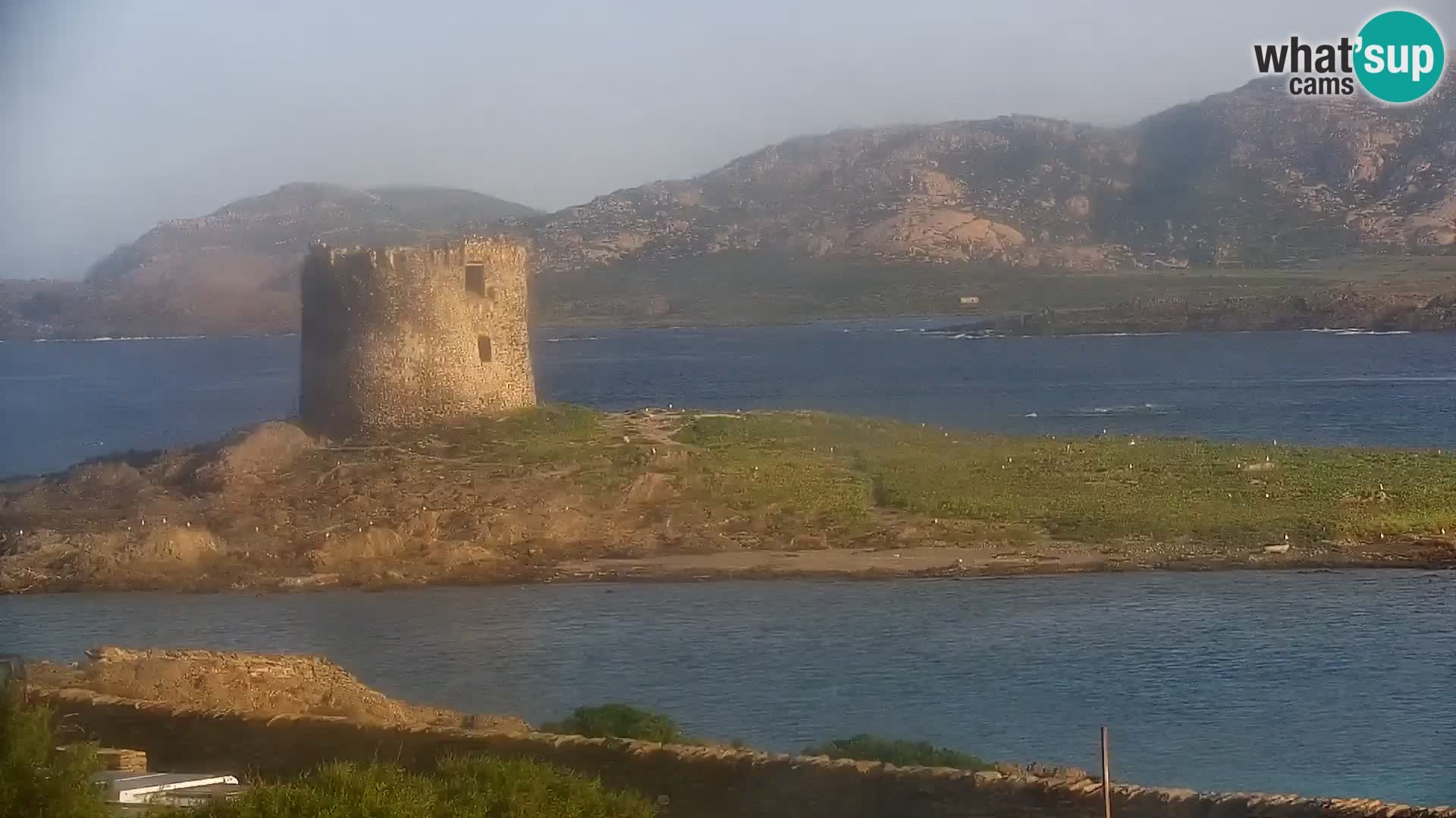 Capo Falcone spletna kamera Stintino – Plaža La Pelosa