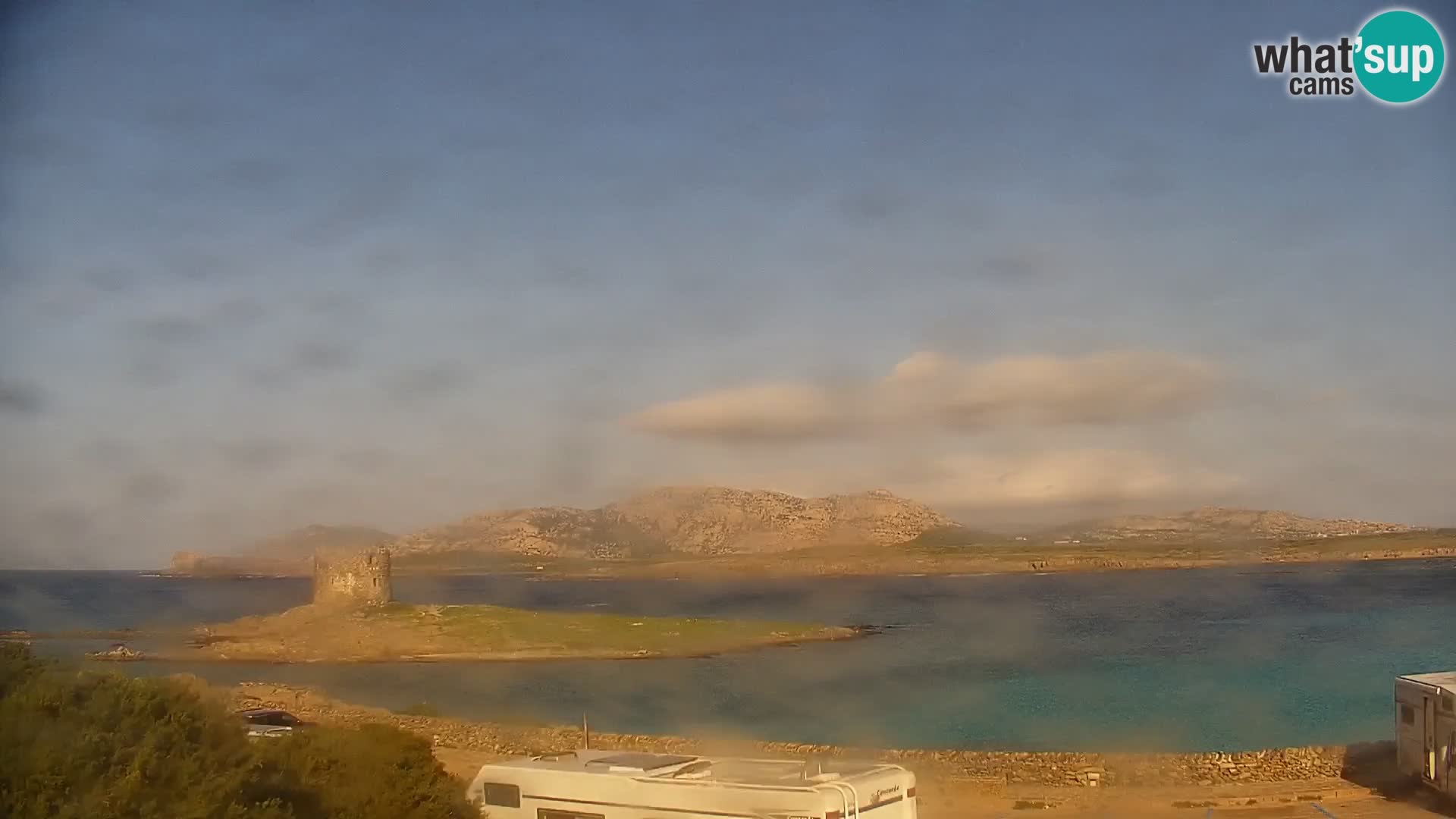 Stintino Cámara web en vivo Playa de La Pelosa – Cerdeña – Italia