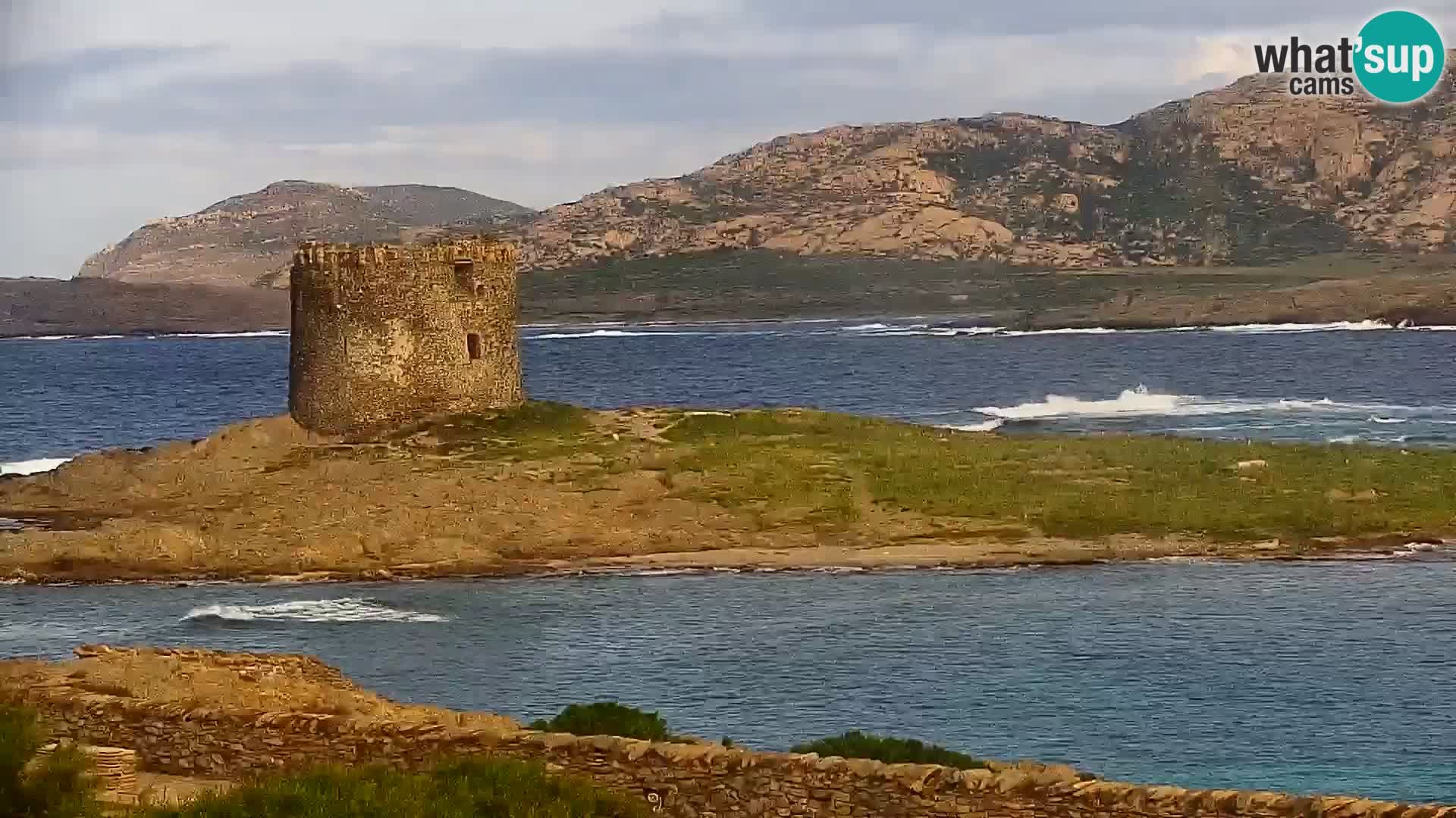 Stintino Cámara web en vivo Playa de La Pelosa – Cerdeña – Italia